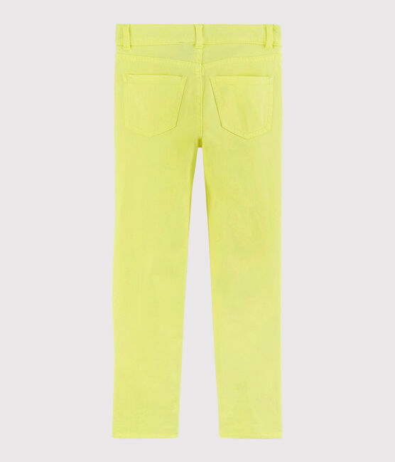 Pantaloni in serge bambino giallo CITRONEL