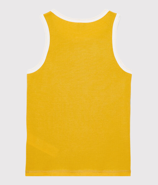 Canottiera in jersey bambino blu