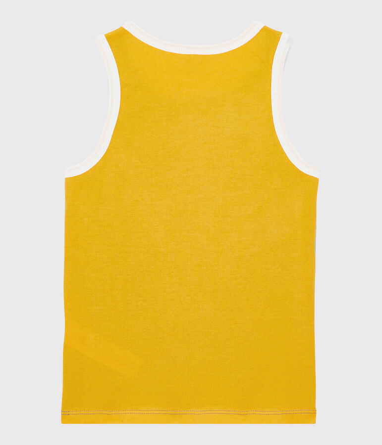 Canottiera in jersey bambino blu MYKONOS