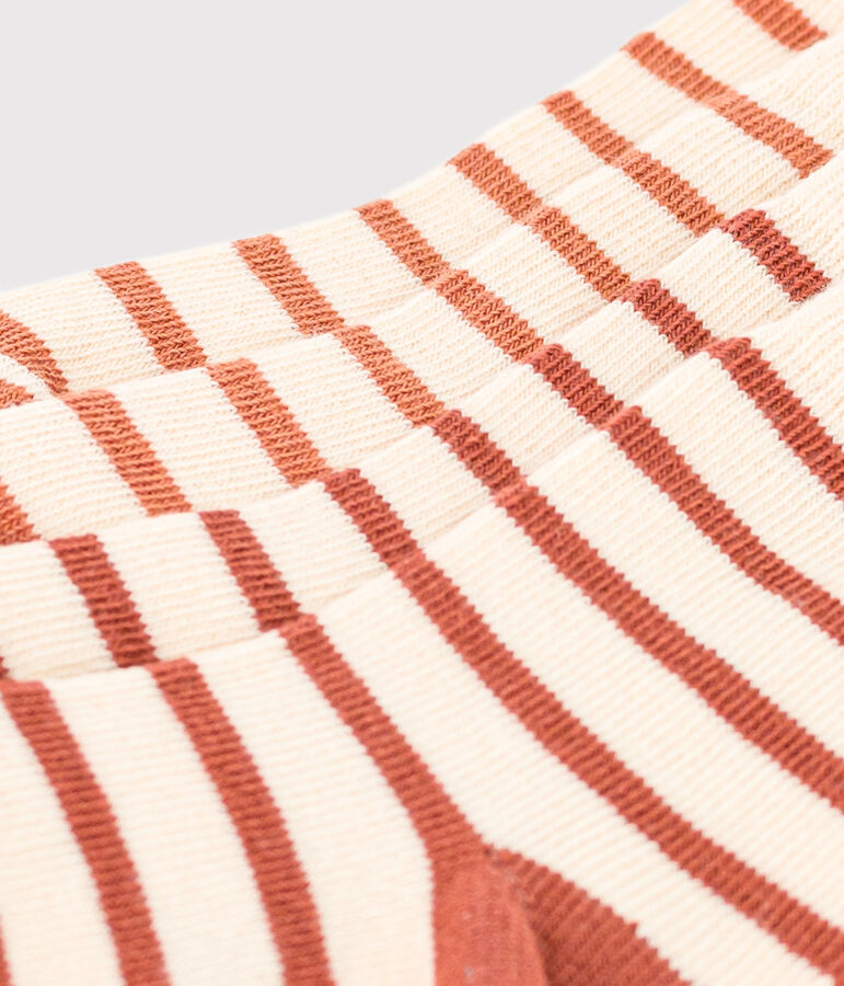 Confezione da 2 paia di calzini beb&egrave; a righe variante 2