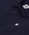 Polo a maniche corte in cotone tinta unita bambino blu SMOKING