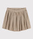 Gonna bambina in cotone stampato