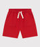 Shorts in cotone bambino rosso AURORA