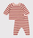 Completo 2 pezzi bebè in maglia di cotone
