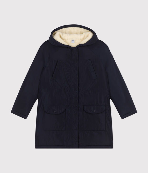 Parka donna blu