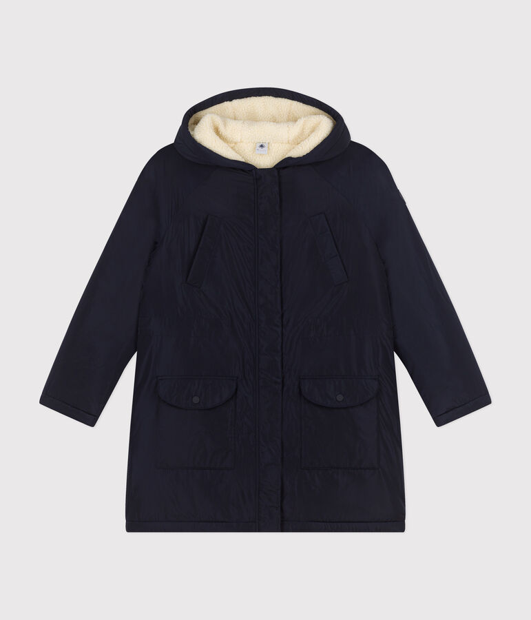 Parka donna blu