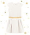 Abito in molleton bianco MARSHMALLOW/giallo DORE