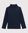 Sottogiacca in cotone bambina/bambino blu SMOKING