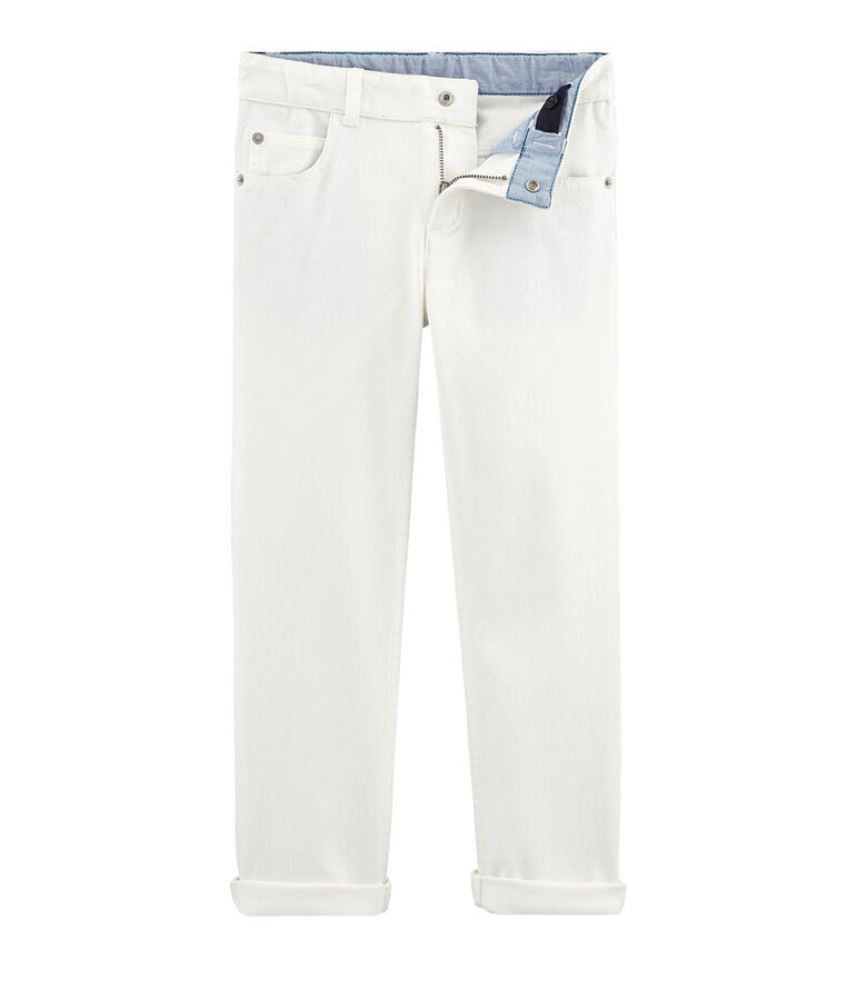 Pantalone bambino bianco