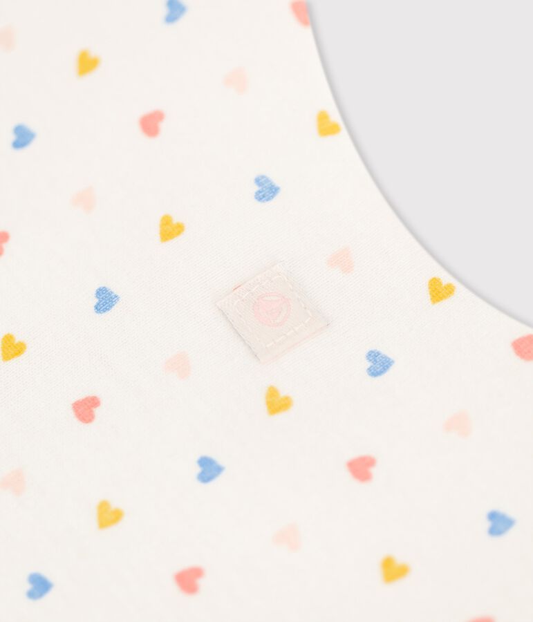 Sacco nanna beb&egrave; in cotone biologico bianco/multicolore