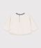 T-shirt a maniche lunghe in cotone tinta unita con motivo decorativo neonato MONTELIMAR CHINE