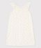 Camicia da notte a manica corta con soli bambina in cotone bianco MARSHMALLOW/ ORGE