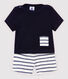 Insieme t-shirt/shorts in cotone lino bebè maschio
