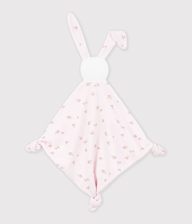 Doudou in cotone con stampa a fiori neonato rosa/multicolore