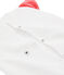 Riponi pigiama in spugna bouclette grattata, super calda bianco MARSHMALLOW/rosso SIGNAL