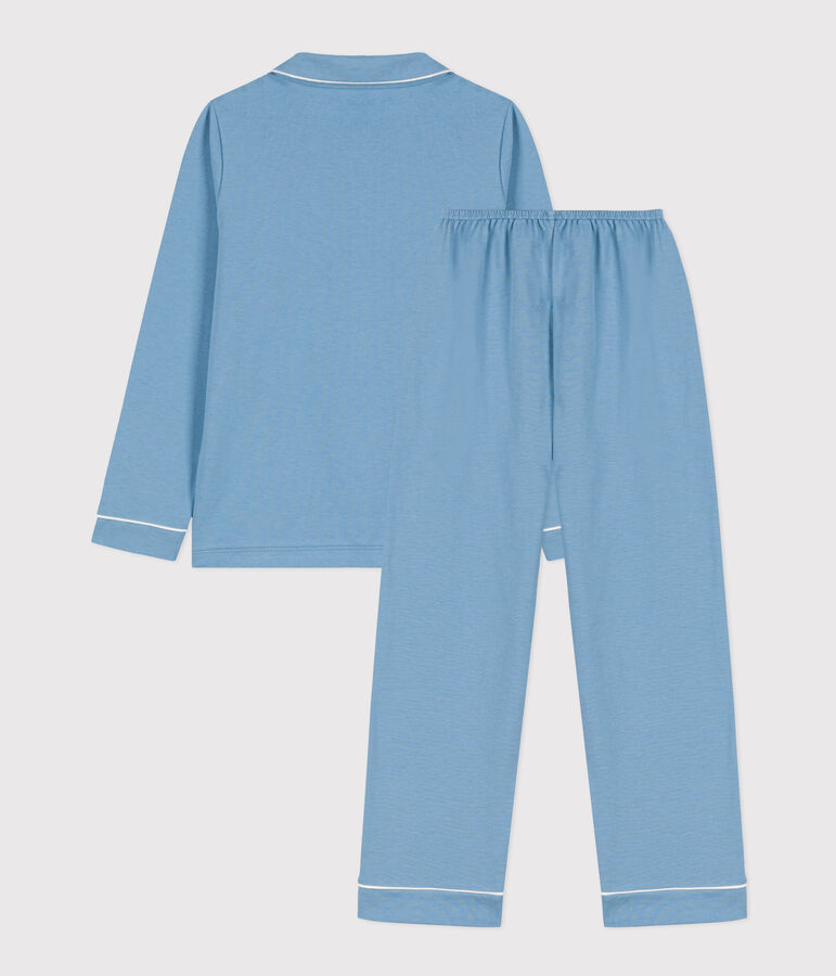 Pigiama bambino in jersey blu