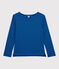 T-shirt marinière in cotone Donna blu SMOKING/ RUISSEAU