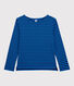 T-shirt marinière in cotone Donna