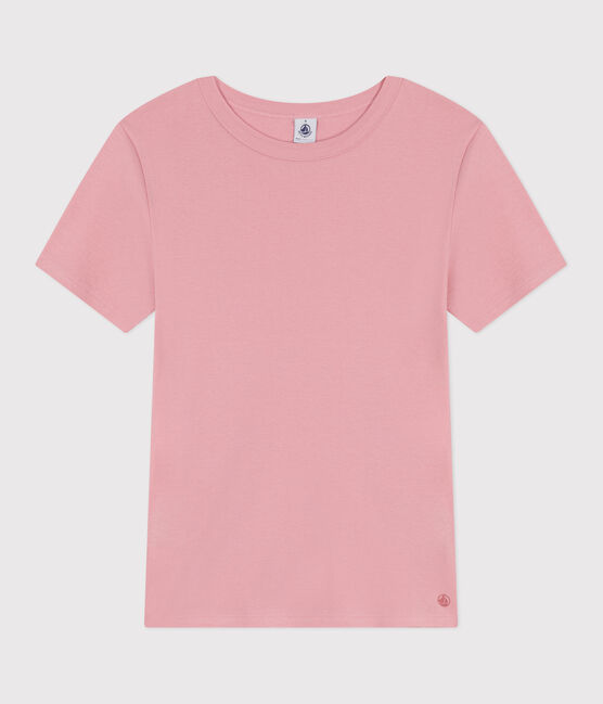 T-shirt L'Iconique in cotone tinta unita donna rosa CHARME