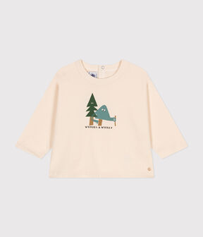 T-shirt a maniche lunghe in jersey sottile neonato - 2