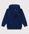 Felpa con cappuccio bambina/bambino blu MEDIEVAL