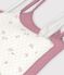 Set di canotte con spalline in cotone traforato a fiori donna multicolore
