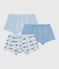 Set di boxer in cotone con stampa di balene in vita bambino variante 1