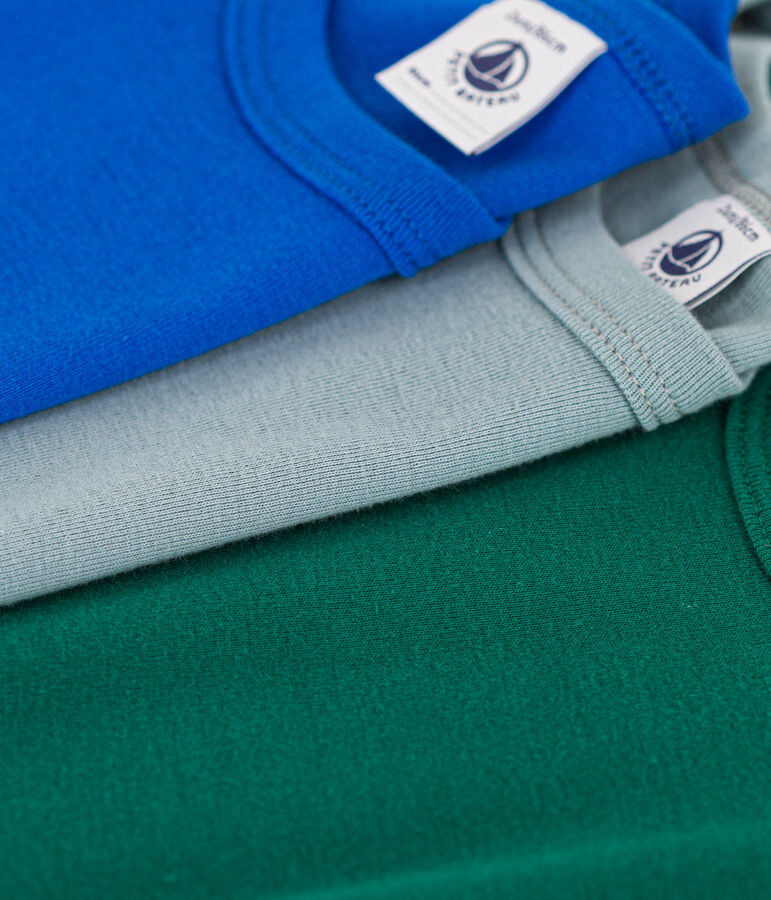 Confezione da 3 t-shirt manica corta bambino in cotone multicolore