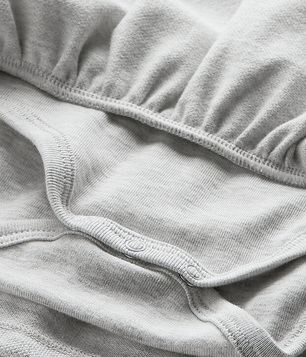 Abito per bambina a maniche corte grigio