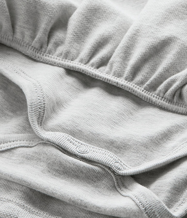 Abito per bambina a maniche corte grigio BELUGA CHINE