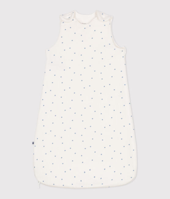 Sacco nanna per neonato in cotone stampato TOG 0,5 bianco MARSHMALLOW/blu ALASKA