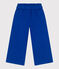 Pantaloni in misto cotone e lyocell bambina. blu SURF