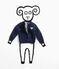 Teddy Jean Jullien blu SMOKING