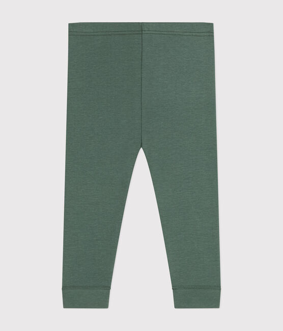 Leggings in cotone per bebè verde CROCO