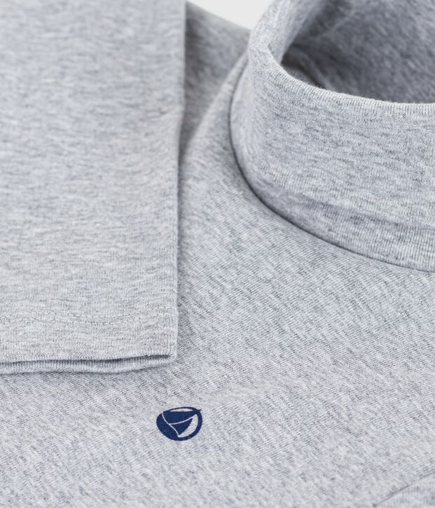 Dolcevita in cotone tinta unita bambino FUMEE CHINE