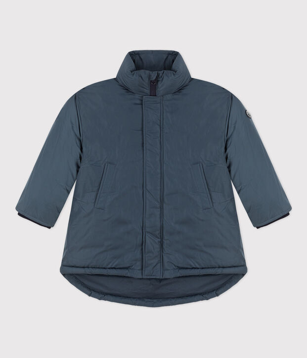 Piumino medio-lungo bambina grigio