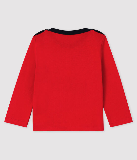 T-shirt bebè maschio rosso TERKUIT