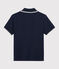 Polo manica corta bambino blu SMOKING
