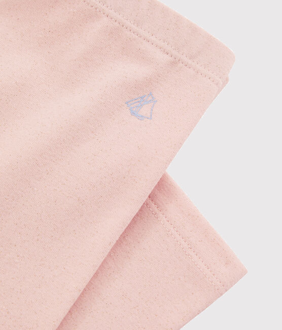 Leggings in jersey lycra bambina rosa MINOIS