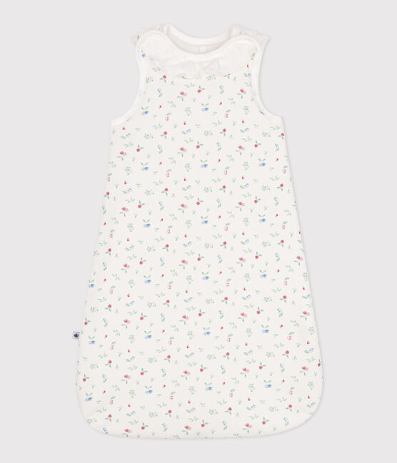 Sacco nanna in cotone con frutta stampata TOG 2.5 neonato bianco MARSHMALLOW/bianco MULTICO