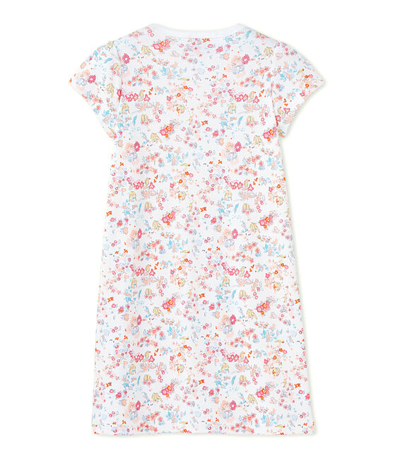 Camicia da notte per bambina stampata bianco ECUME/rosa CUPCAKE/ MULTICO