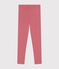 Jeggings bambina in jersey elasticizzato rosa ROSEWOOD