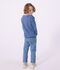 Marini&egrave;re in cotone a righe bambino blu/blu