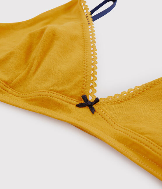 Reggiseno a triangolo donna giallo BOUDOR