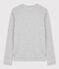 T-shirt iconica punto cocotte in cotone donna grigio BELUGA CHINE