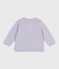 Cardigan in maglia di cotone tinta unita neonato viola PARME