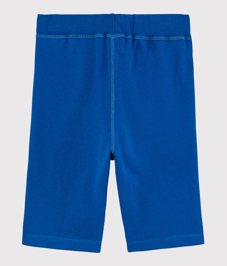 Bermuda in jersey bambino blu