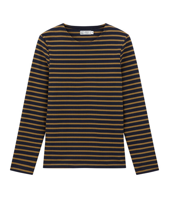 marinière uomo blu SMOKING/marrone BRINDILLE