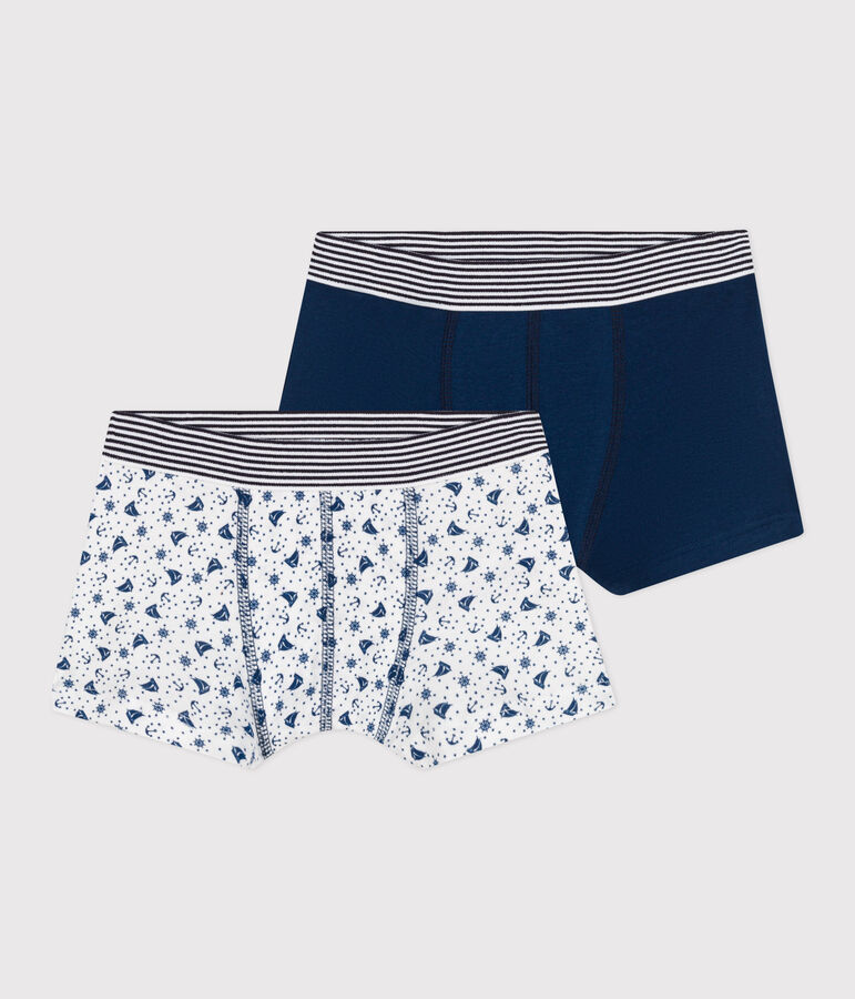 Set di 2 boxer in cotone bambino multicolore