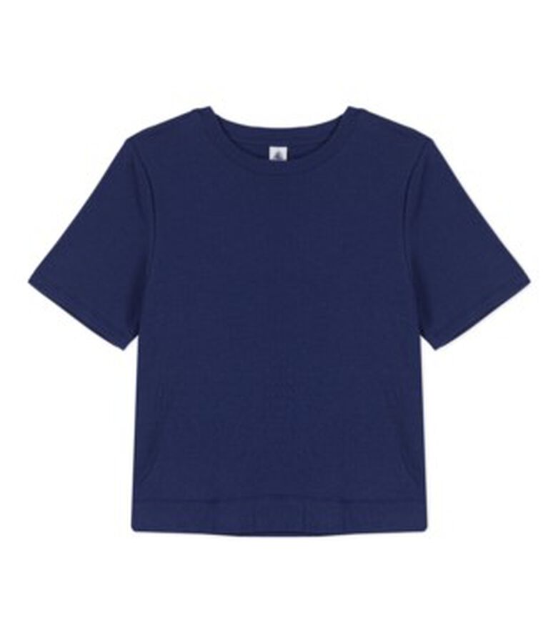 T-shirt LE BOXY in cotone donna blu